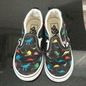 Dinosaur Toddler Vans Size 9.5